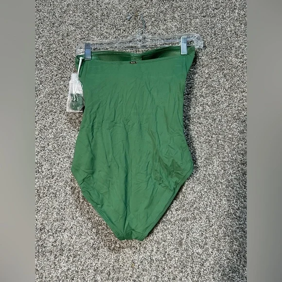 NWT Anne Cole Standard Twist Front Shirred One Piece Swimsuit Size 8 - Picture 5 of 7